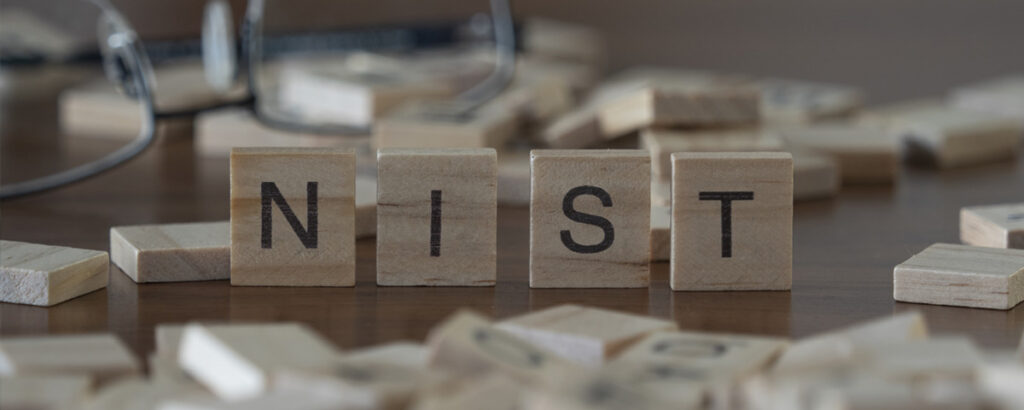 NIST written out in scrabble letters