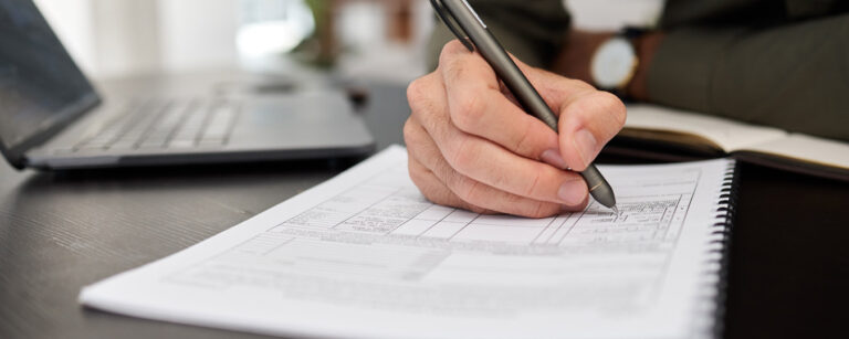 SBIR Award winner filling out DCAA Pre-Award Survey